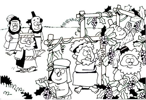 parable   vineyard coloring pages