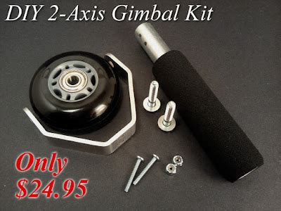 diy  axis video camera stabilizer gimbal kit balvanz enterprises