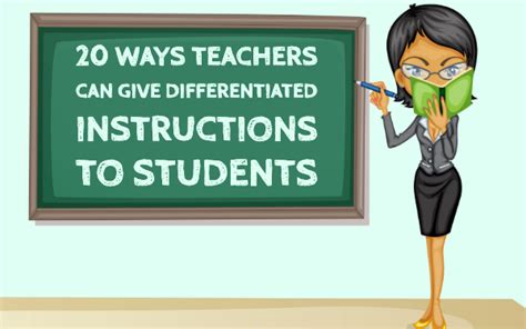 ways teachers  give differentiated instructions  students