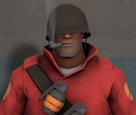 tf soldier cosmetics  model   ripped straight   game  flaws