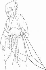 Sasuke Coloring Pages Uchiha Color Print Printable Getcolorings sketch template