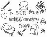 Missionary Ministering sketch template