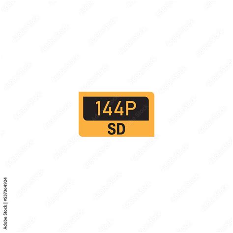 p sd video size resolution icon labeling  sd sign stock