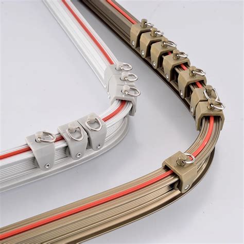 wholesale silent sliding aluminum curved curtain trackbendable curtain rail  accessories