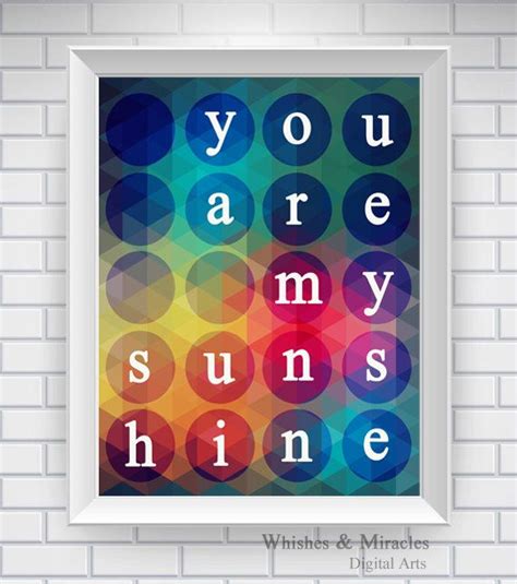 sunshine typography printable  wishesandmiracles