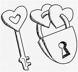 Lock Drawing Heart Drawings Designs Paintingvalley Scribbles sketch template