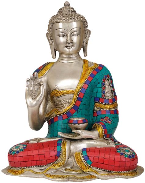 gautama buddha interpreting  law  dharma exotic india art