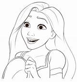 Coloring Pages Rapunzel Disney Princess Drawing Color Drawings Printables Printable Draw Worksheets Kids Frozen Boys Cartoons Characters Do Happy May sketch template