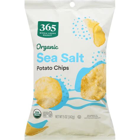 foods market potato chips organic sea salt  oz
