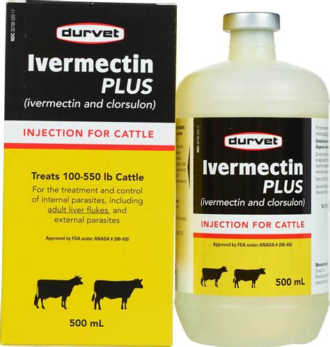 ivermectin  injection  cattle durvet injectables ivermectins cattle wormers farm