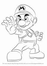 Mario Smash Bros Super Draw Drawing Step Characters Drawingtutorials101 Sketch Tutorials Tutorial Sketches Luigi Getdrawings Disney Learn Game Games Ssb sketch template