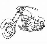 Motocicletta Colorare Disegno Acolore sketch template