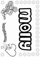 Molly Coloring Color Pages Print Hellokids Online Names sketch template