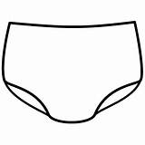Underwear Coloring Panties Template Pages Do2learn Kids Pants Preschool Clothes Shirt Toddler Choose Board Picturecards sketch template