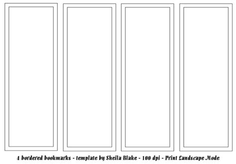 sheilas place templates  bookmarks bookmark template