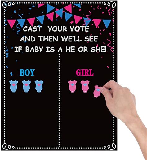 Buy Gender Reveal Ideas Games 54 Voting Gender Reveal Party Decorations