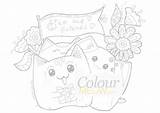 Cat Colouring Pages Adults Colour Kids Meow Drawings Therapy Stress Anti Flag Kawaii Friends Cute Exclusive Join Club Now sketch template