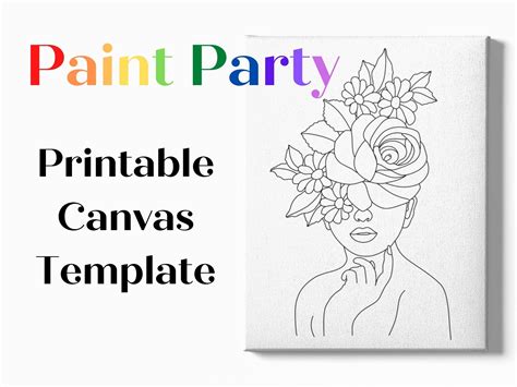 printable sip  paint templates printable templates  nora