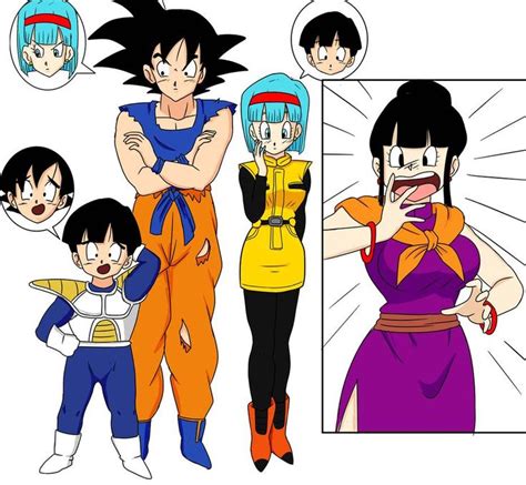 Goku Bulma Gohan Body Swap By Ginyu1992 On Deviantart Goku Anime