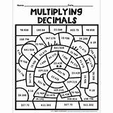 Decimals Multiplying sketch template