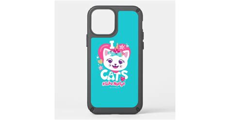 i love cats like nastya speck iphone case