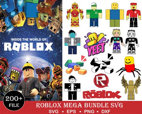 roblox png svg bundle kid gaming svgs kids accessorie inspire uplift