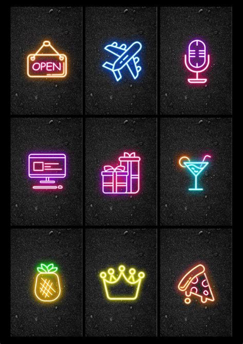 neon part  instagram story highlight covers instagram story story