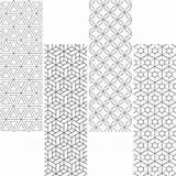 Geometric Bookmarks sketch template