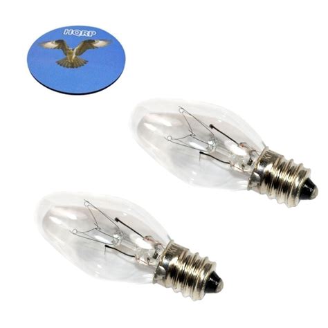 hqrp  pack   light bulbs  scentsy  wlite replacement fits night light plug
