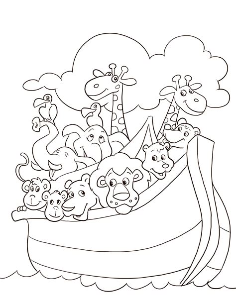 noahs ark coloring page coloring pages sunday school coloring