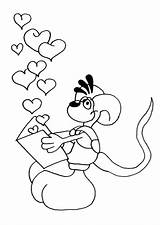 Diddl Valentines Fun Kids Coloring Pages sketch template