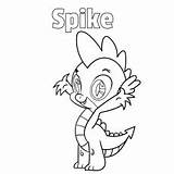 Coloring Spike Pony Pages Little Color Mlp Toddler Will Glimmer Starlight Eliana sketch template