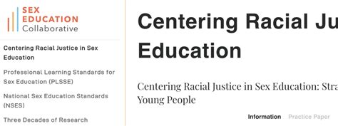 Centering Racial Justice In Sex Education North Sound Ach Resource