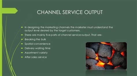 channel service outputs coal india