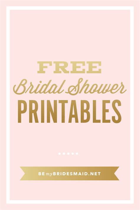printables  bridal shower planning wedding reception