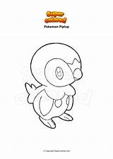Pokemon Urshifu Meditite Piplup Supercolored Plinfa sketch template