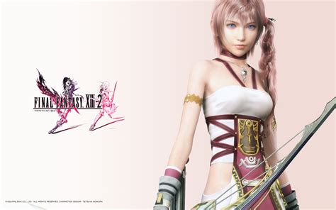 Blue Eyes Final Fantasy Final Fantasy Xiii Long Hair Pink