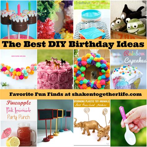 diy birthday ideas