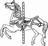 Coloring Horse Carousel Pages Jockey Trojan War Unicorn Printable Template Getcolorings Horses Sheet Kids Color Drawing sketch template