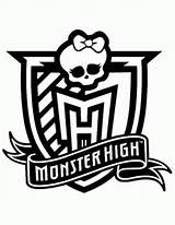 Monster High Logo Coloring Pages Printable Hmcoloringpages sketch template