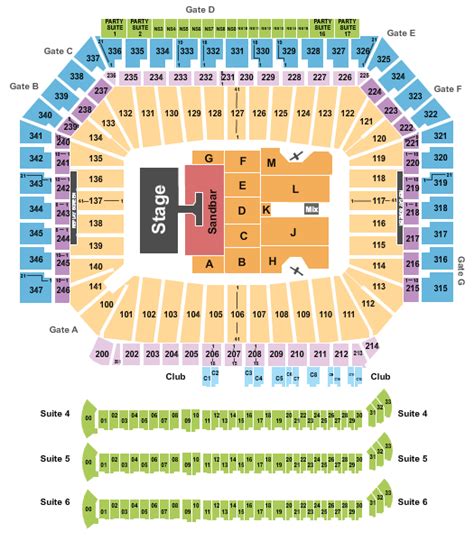 ford field seating chart seating maps detroit