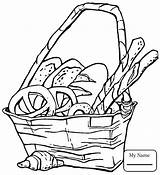 Coloring Bread Pages Popcorn Printable Basket Pretzels Drawing Colouring Cliparts Print Clipart Color Oscar Grouch Bag Getcolorings Clipartbest Picnic Jays sketch template