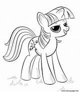 Coloring Pony Little Alicorn Pages Princess Printable Print sketch template
