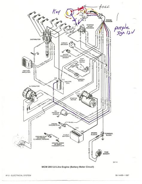diagram  mercruiser wiring diagram mydiagramonline