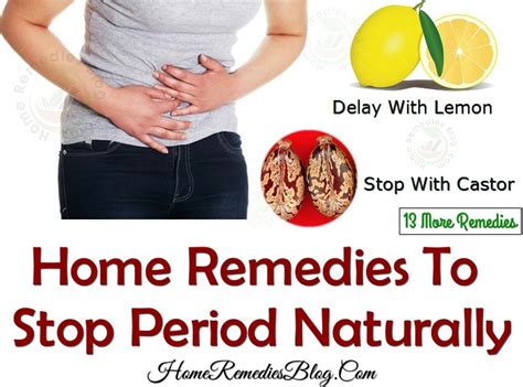 15 proven home remedies to stop your period naturally and immediately