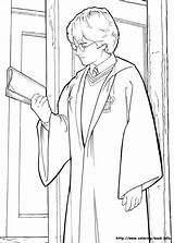 Potter Harry Coloring Pages Chamber Secrets Colouring sketch template