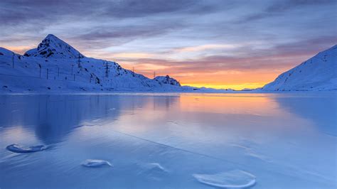 colors  dawn  lago bianco bernina pass graubunden swiss alps switzerland windows