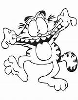 Garfield Rigolo Silly Colouring Weird Rire Lustige Gcssi sketch template