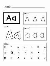 Worksheets Alphabet Tracing Pre Identifying Coloring Kindergarten sketch template