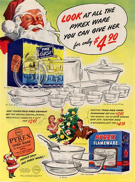 Sexist Santa Pyrex Ad C 1950s Scott Flickr